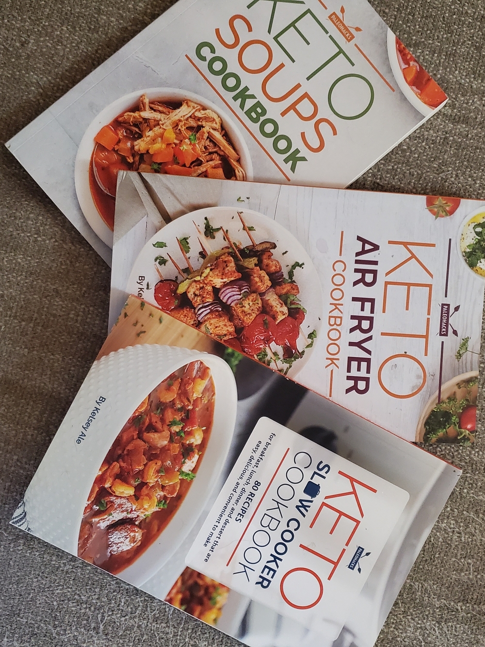 Keto Cookbooks Bundle - Air Fryer, Soups & Slow Cooker
